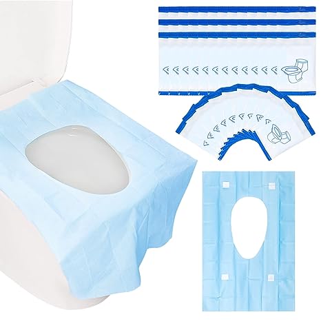 Waterproof 16X24 Inch Extra Large Individually Wrapped Toilet Seat Shields