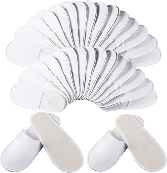 Disposable SPA Slippers Fluffy Closed Toe SPA Slippers for Hotel
